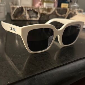 Celine White Sunglasses